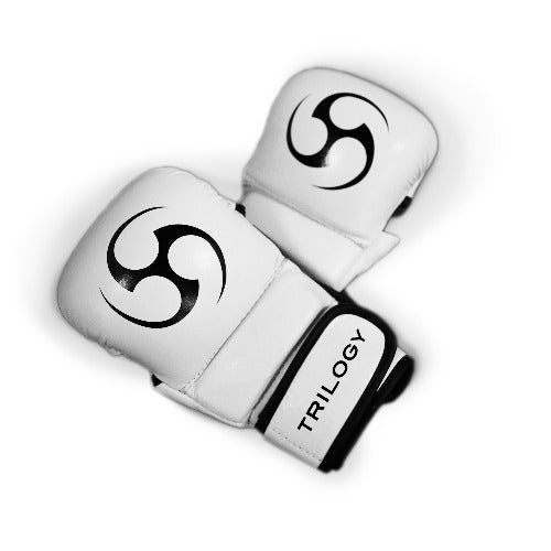 PrecisionStrike Boxing Gloves - Black and White (Adult and Kids)